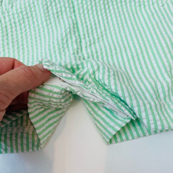 NWT Florence Eiseman 9M Seersucker Shortall With Baseball Bat & Glove - Picture 5 of 7